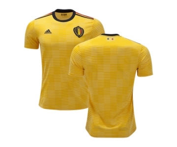 Belgium Blank Away Kid Soccer Country Jersey