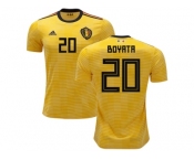 Belgium #20 Boyata Away Kid Soccer Country Jersey