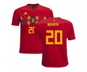 Belgium #20 Boyata Home Kid Soccer Country Jersey