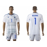 Bosnia Herzegovina #1 Begovic Away Soccer Country Jersey