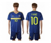 Bosnia Herzegovina #10 Pjanic Home Soccer Country Jersey