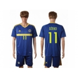 Bosnia Herzegovina #11 Dzeko Home Soccer Country Jersey