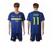 Bosnia Herzegovina #11 Dzeko Home Soccer Country Jersey