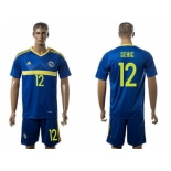 Bosnia Herzegovina #12 Sehic Home Soccer Country Jersey