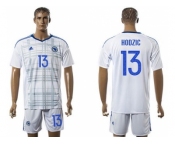 Bosnia Herzegovina #13 Hodzic Away Soccer Country Jersey