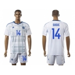 Bosnia Herzegovina #14 Susic Away Soccer Country Jersey