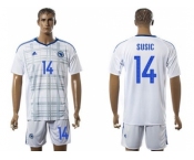 Bosnia Herzegovina #14 Susic Away Soccer Country Jersey