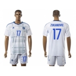 Bosnia Herzegovina #17 Zukanovic Away Soccer Country Jersey