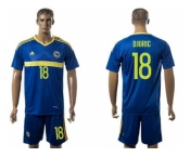 Bosnia Herzegovina #18 Djuric Home Soccer Country Jersey