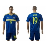 Bosnia Herzegovina #19 Visca Home Soccer Country Jersey