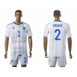 Bosnia Herzegovina #2 Cocalic Away Soccer Country Jersey