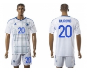 Bosnia Herzegovina #20 Hajrovic Away Soccer Country Jersey