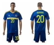 Bosnia Herzegovina #20 Hajrovic Home Soccer Country Jersey