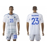 Bosnia Herzegovina #23 Salihovic Away Soccer Country Jersey