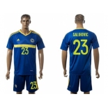 Bosnia Herzegovina #23 Salihovic Home Soccer Country Jersey