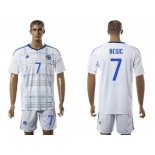 Bosnia Herzegovina #7 Besic Away Soccer Country Jersey