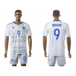 Bosnia Herzegovina #9 Ibisevic Away Soccer Country Jersey