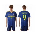 Bosnia Herzegovina #9 Ibisevic Home Soccer Country Jersey