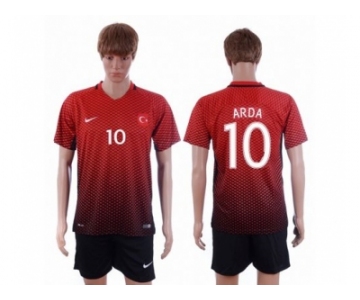 Turkey #10 Arda Home Soccer Country Jersey