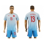 Turkey #13 Koybasi Away Soccer Country Jersey