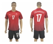 Turkey #17 Calhanoglu Home Soccer Country Jersey