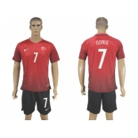 Turkey #7 Gonul Home Soccer Country Jersey