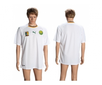 Cameroon Blank Away Soccer Country Jersey