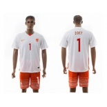 Holland #1 Zoet Away Soccer Country Jersey1