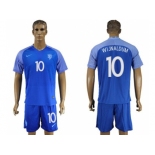 Holland #10 Wijnaldum Away Soccer Country Jersey