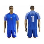 Holland #11 Robben Away Soccer Country Jersey