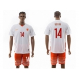 Holland #14 Rekik Away Soccer Country Jersey1