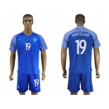 Holland #19 Huntelaar Away Soccer Country Jersey