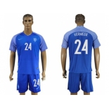 Holland #24 Vermeer Away Soccer Country Jersey