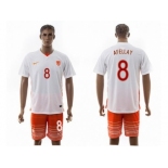 Holland #8 Afellay Away Soccer Country Jersey1