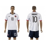 Colombia #10 Rodriguez Away Soccer Country Jersey