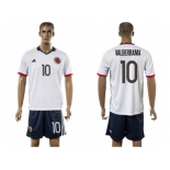 Colombia #10 Valderrama Away Soccer Country Jersey