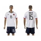 Colombia #15 Sabalsa Away Soccer Country Jersey