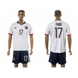 Colombia #17 Pardo Away Soccer Country Jersey