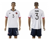 Colombia #3 Palma Away Soccer Country Jersey