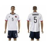 Colombia #5 Carbonero Away Soccer Country Jersey