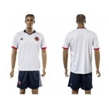 Colombia Blank Away Soccer Country Jersey