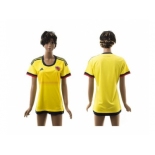 Women's Colombia Blank Home Soccer Country Jersey