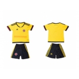 Colombia Blank Home Kid Soccer Country Jersey