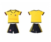 Colombia Blank Home Kid Soccer Country Jersey