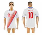 Costa Rica #10 Ruiz B. Away Soccer Country Jersey