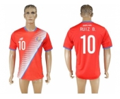 Costa Rica #10 Ruiz B. Home Soccer Country Jersey