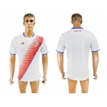 Costa Rica Blank Away Soccer Country Jersey