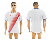 Costa Rica Blank Away Soccer Country Jersey