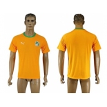 Cote dlvoire Blank Home Soccer Country Jersey2