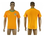 Cote dlvoire Blank Home Soccer Country Jersey2